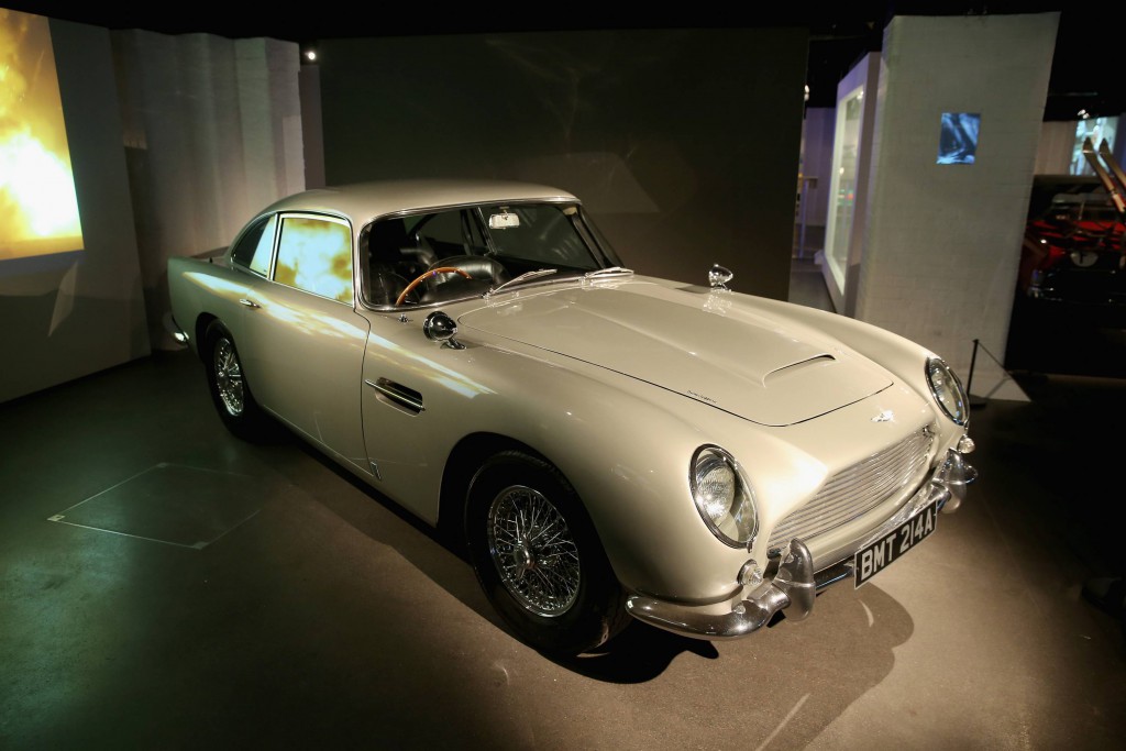 Aston Martin DB5 fra "GoldenEye" (1995). Foto: London Film Museum