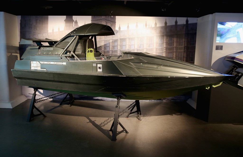 Q Boat from "The World is Not Enough" (1999). Photo by London Film Museum