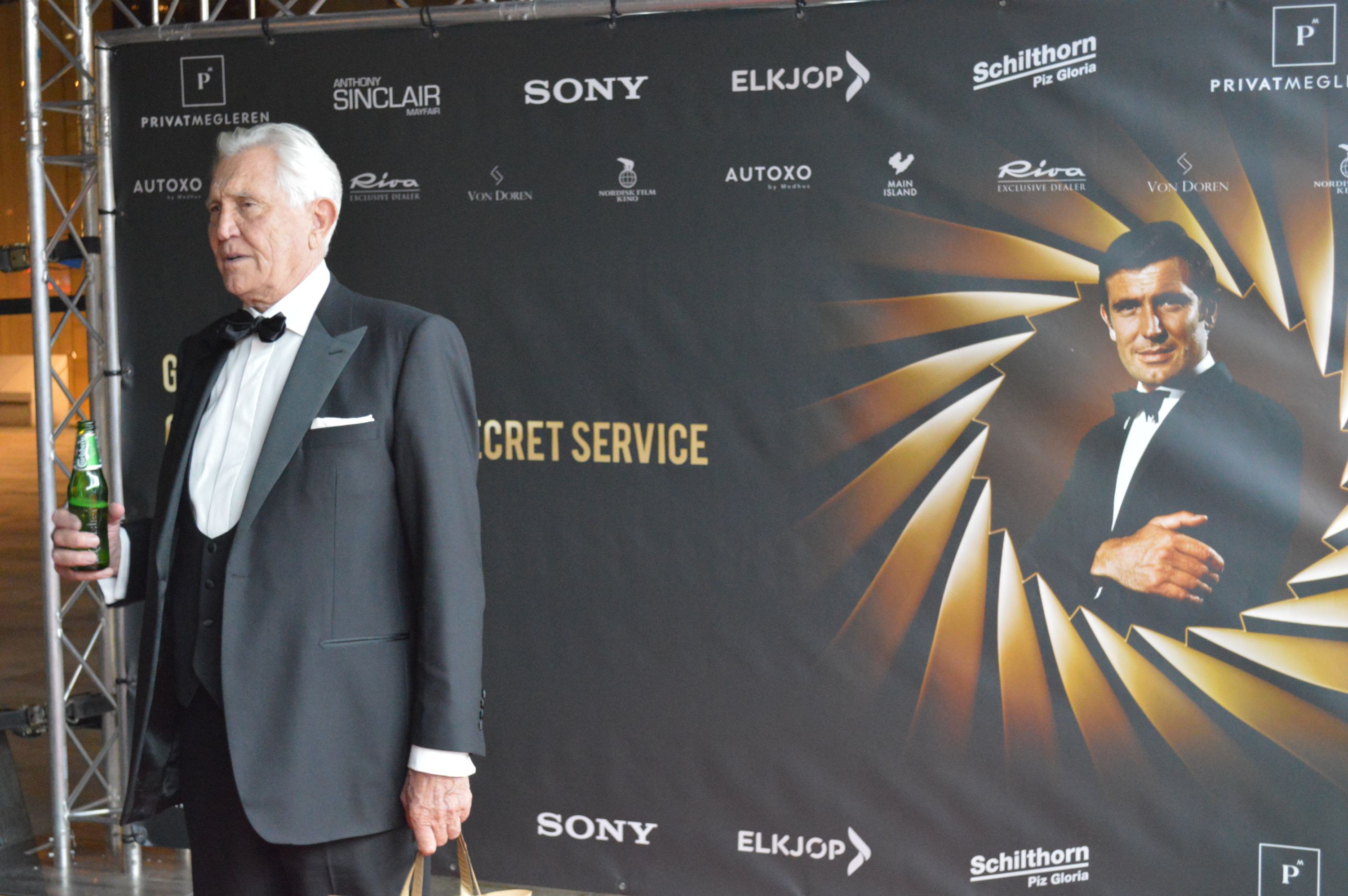 George Lazenby before (1969) and now (2016) - Oslo 01.09.2016 - © Brian Iskov
