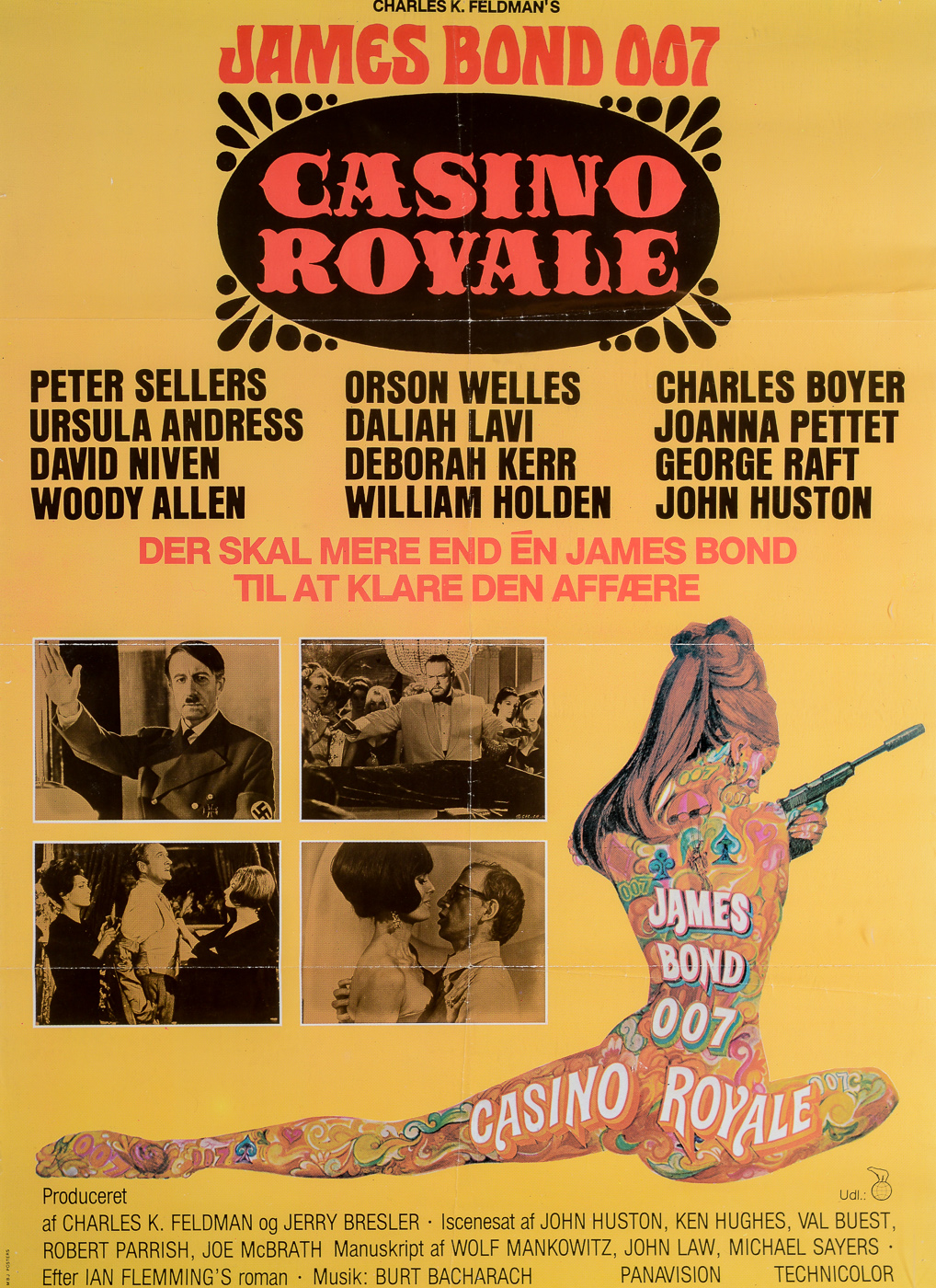 James Bond 007 - Casino Royale (dansk biografplakat 1967)