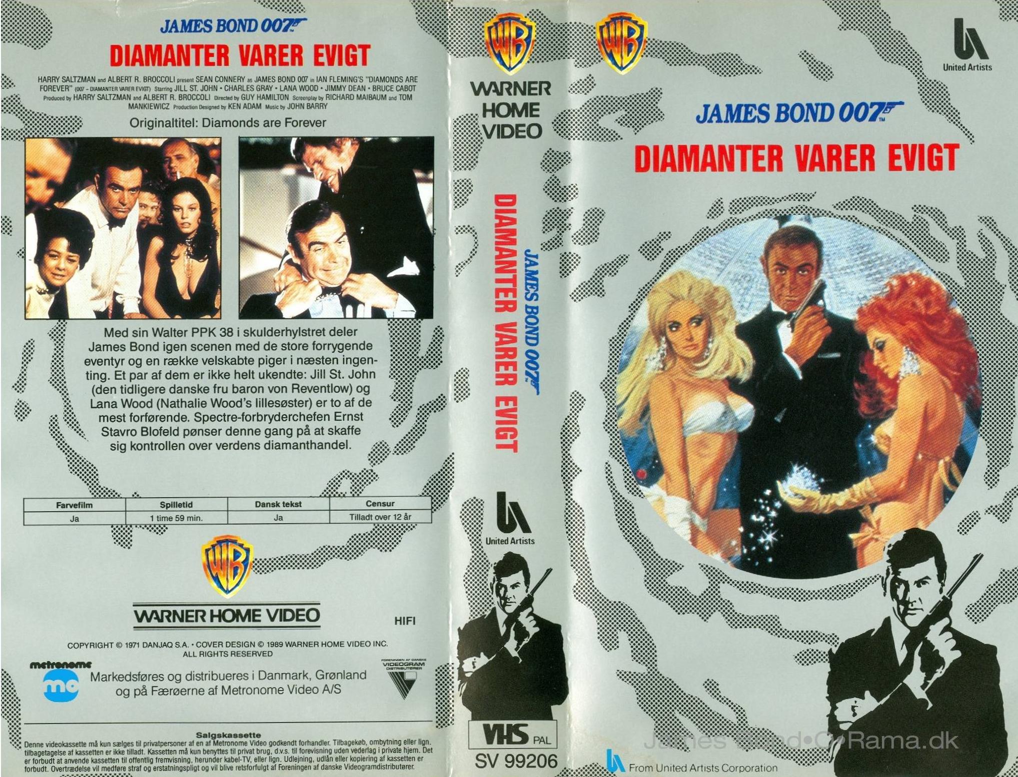 Diamonds Are Forever Postkarte #70671 15x10cm James Bond 007 
